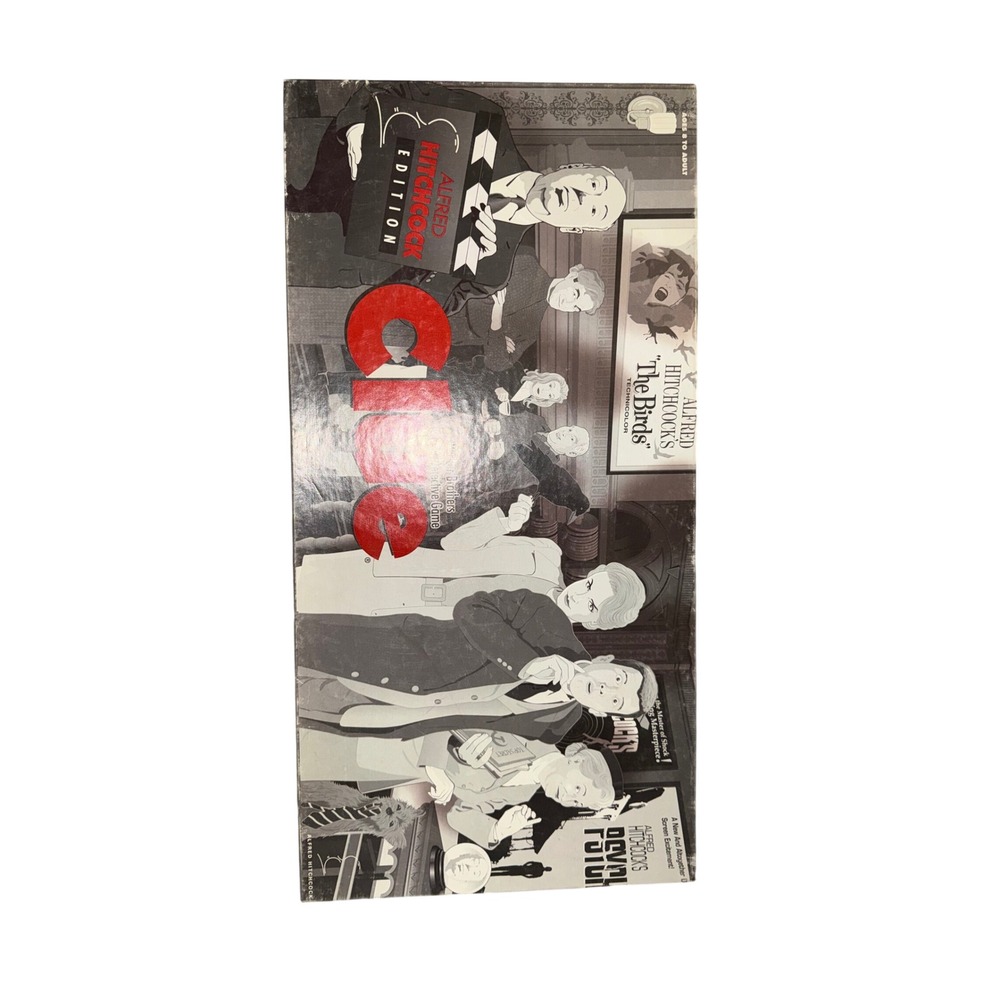 Clue Alfred Hitchcock Edition 1999 USAopoly Vintage Board Game Complete